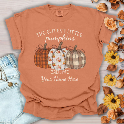 Customizable Grandmother Pumpkin T-Shirt