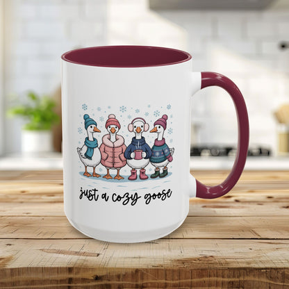 Cute Cozy Winter Geese Mug (11/15oz)