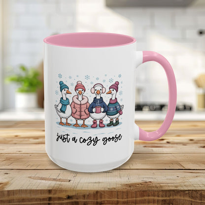 Cute Cozy Winter Geese Mug (11/15oz)