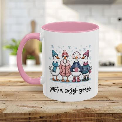 Cute Cozy Winter Geese Mug (11/15oz)