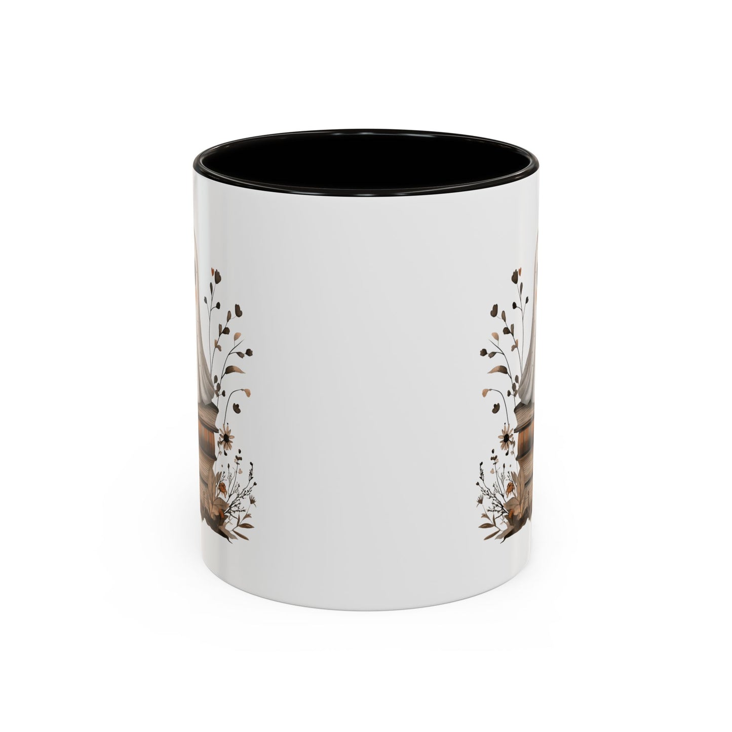 Cute Halloween Ghost Reading Mug (11/15oz)