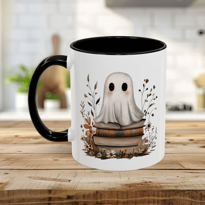 Cute Halloween Ghost Reading Mug (11/15oz)