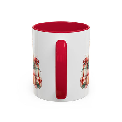 Cute Kitty with Santa Hat & Presents Mug (11/15oz)