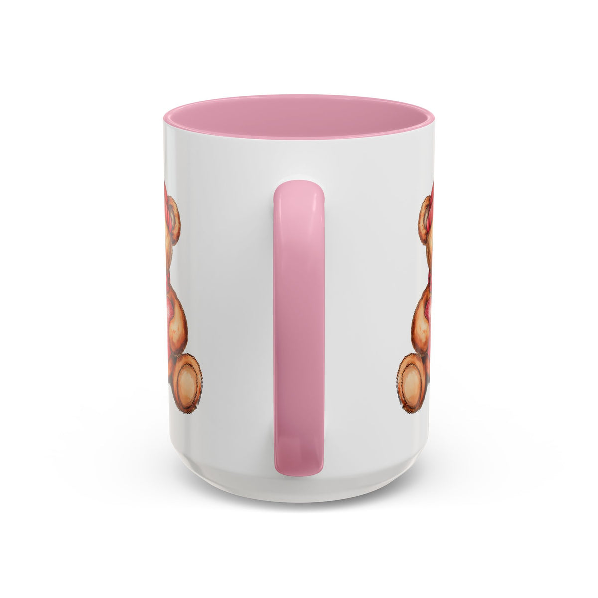 Cute Valentine's Teddy Bear with Heart Mug (11/15oz)
