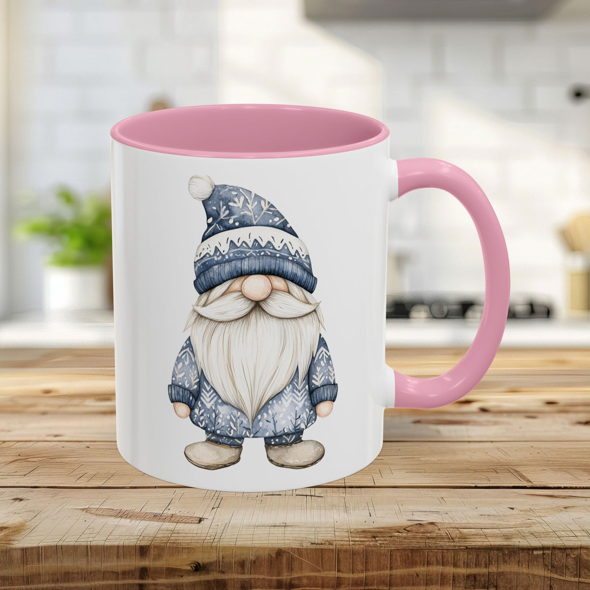 Cute and Cozy Nordic Gnome Mug (11/15oz)