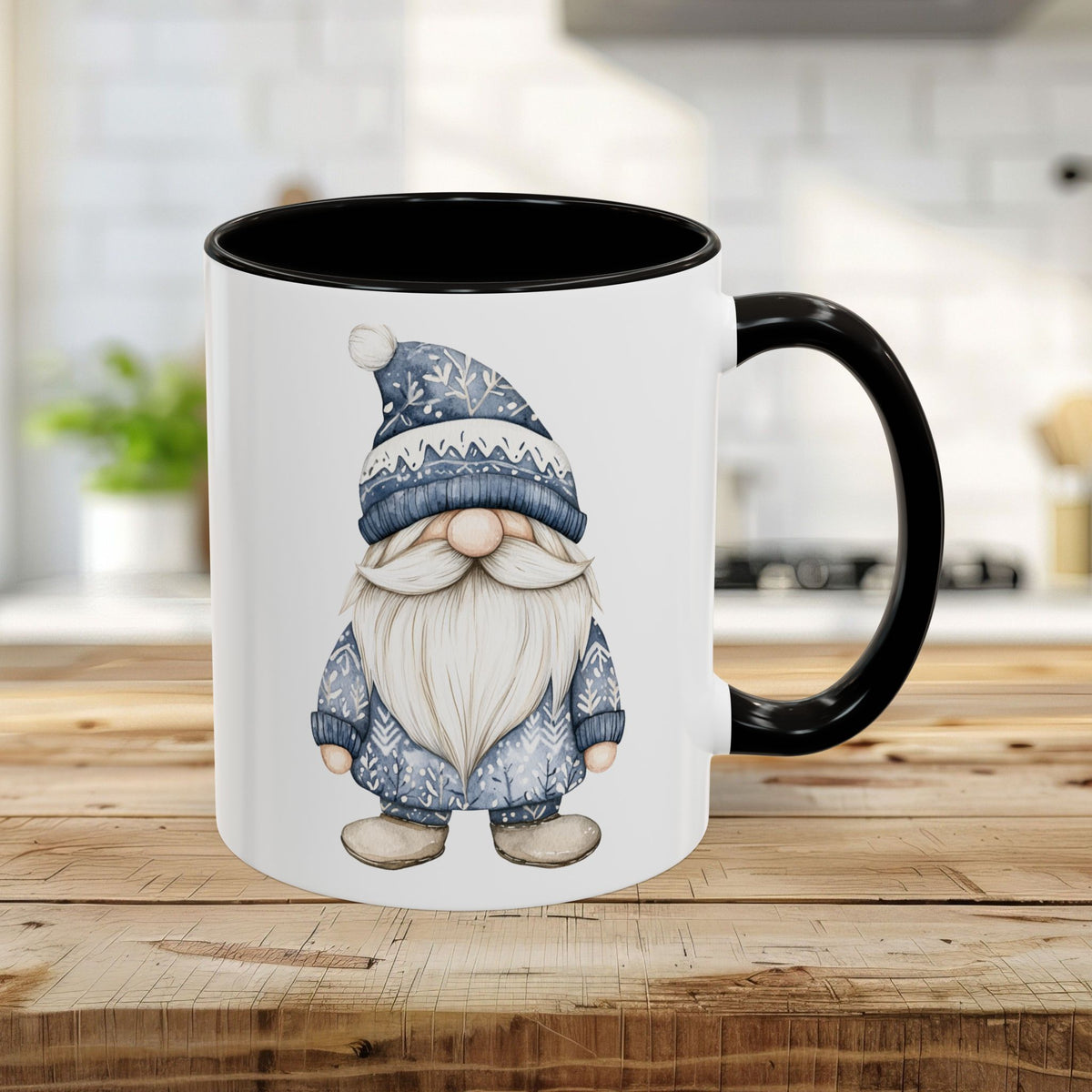 Cute and Cozy Nordic Gnome Mug (11/15oz)