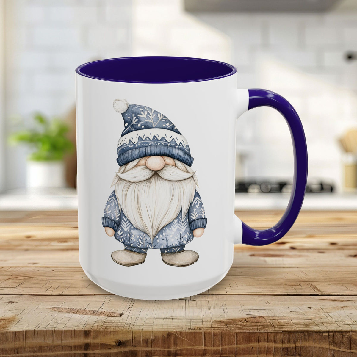 Cute and Cozy Nordic Gnome Mug (11/15oz)