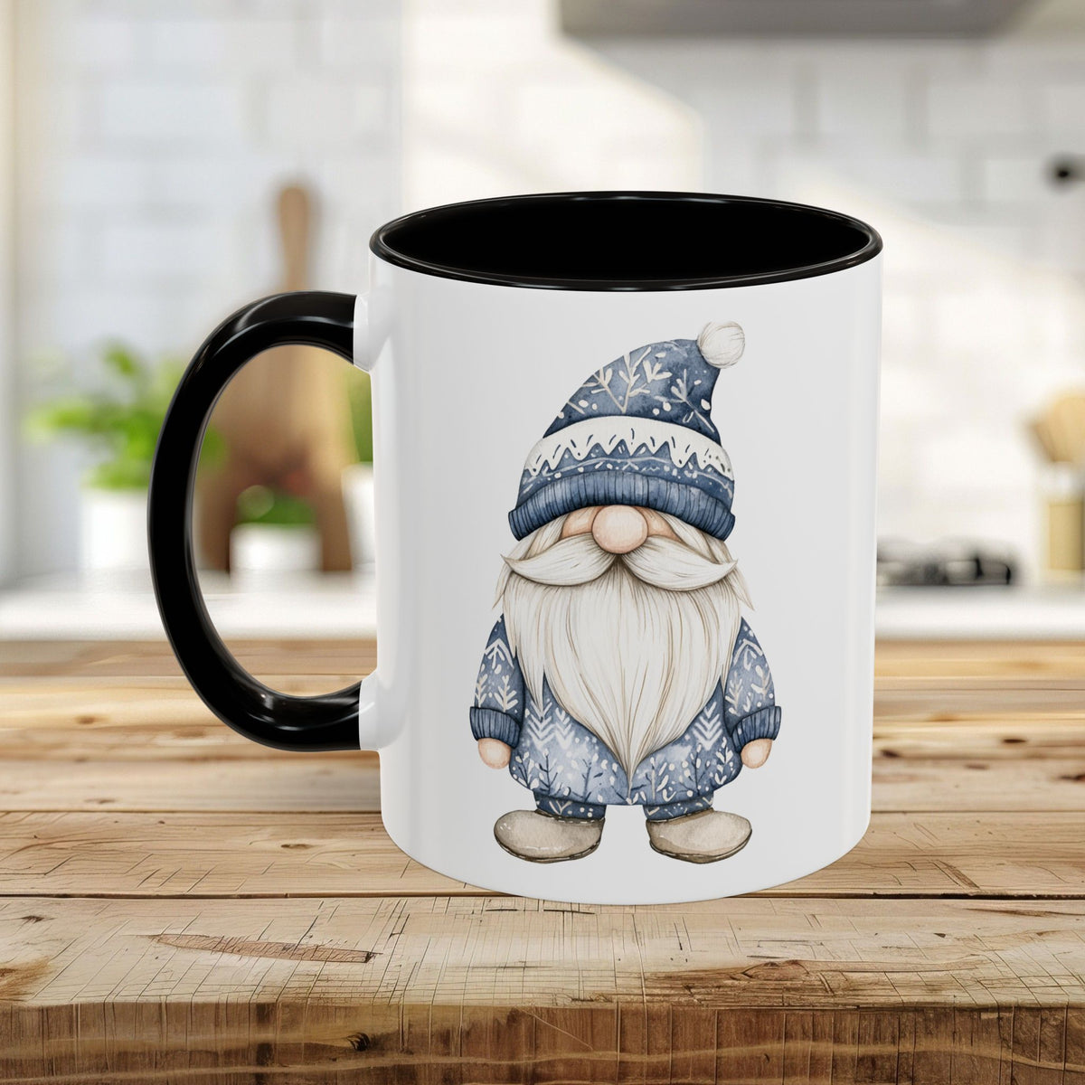Cute and Cozy Nordic Gnome Mug (11/15oz)