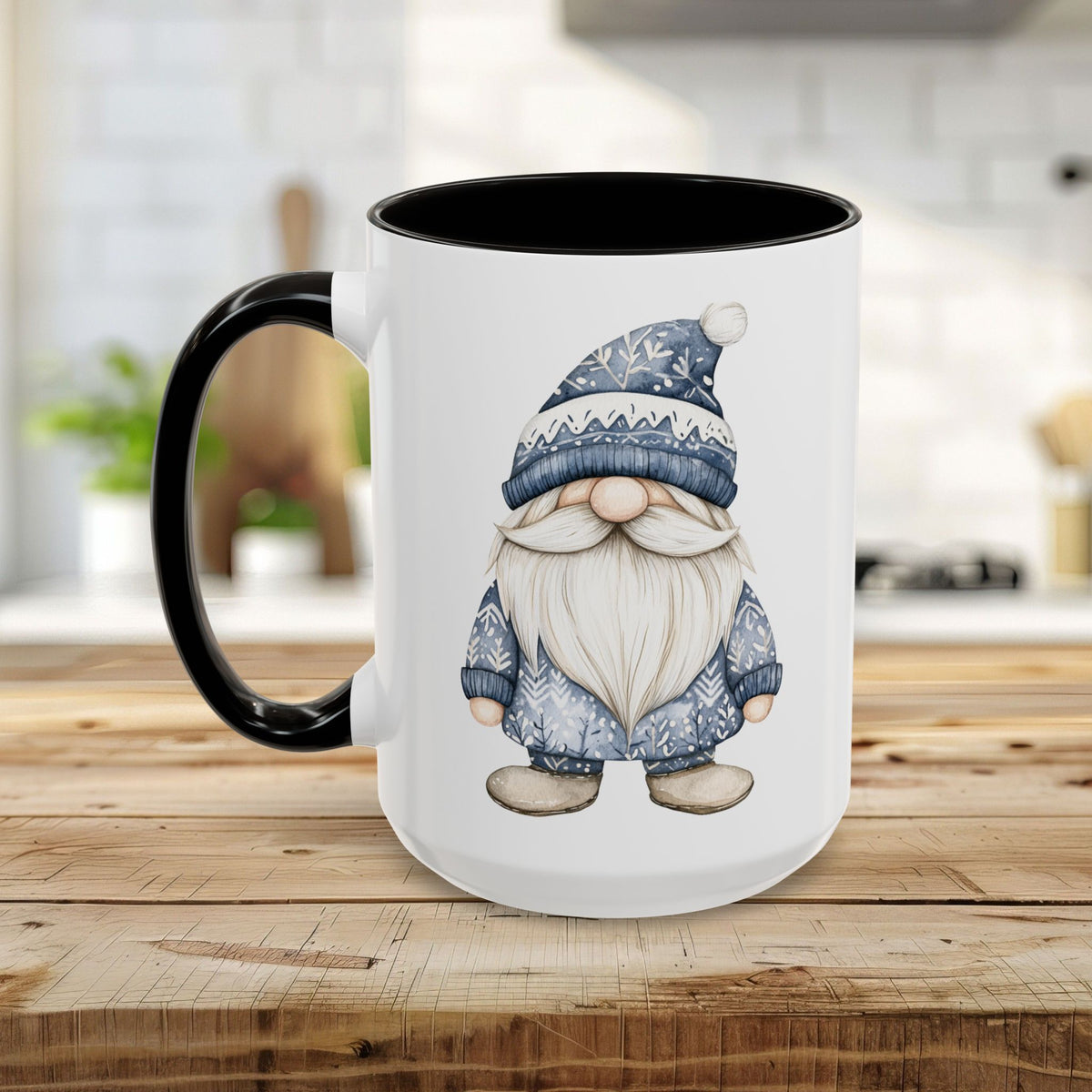 Cute and Cozy Nordic Gnome Mug (11/15oz)