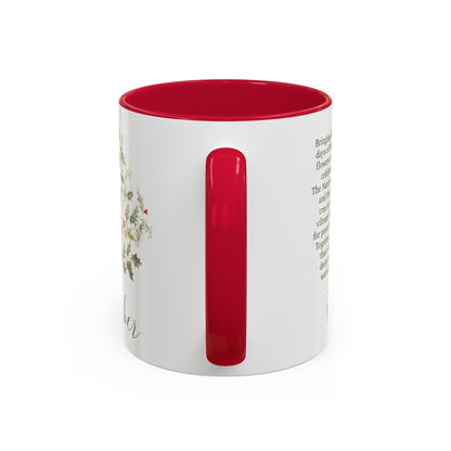 December Birth Month Flowers Mug