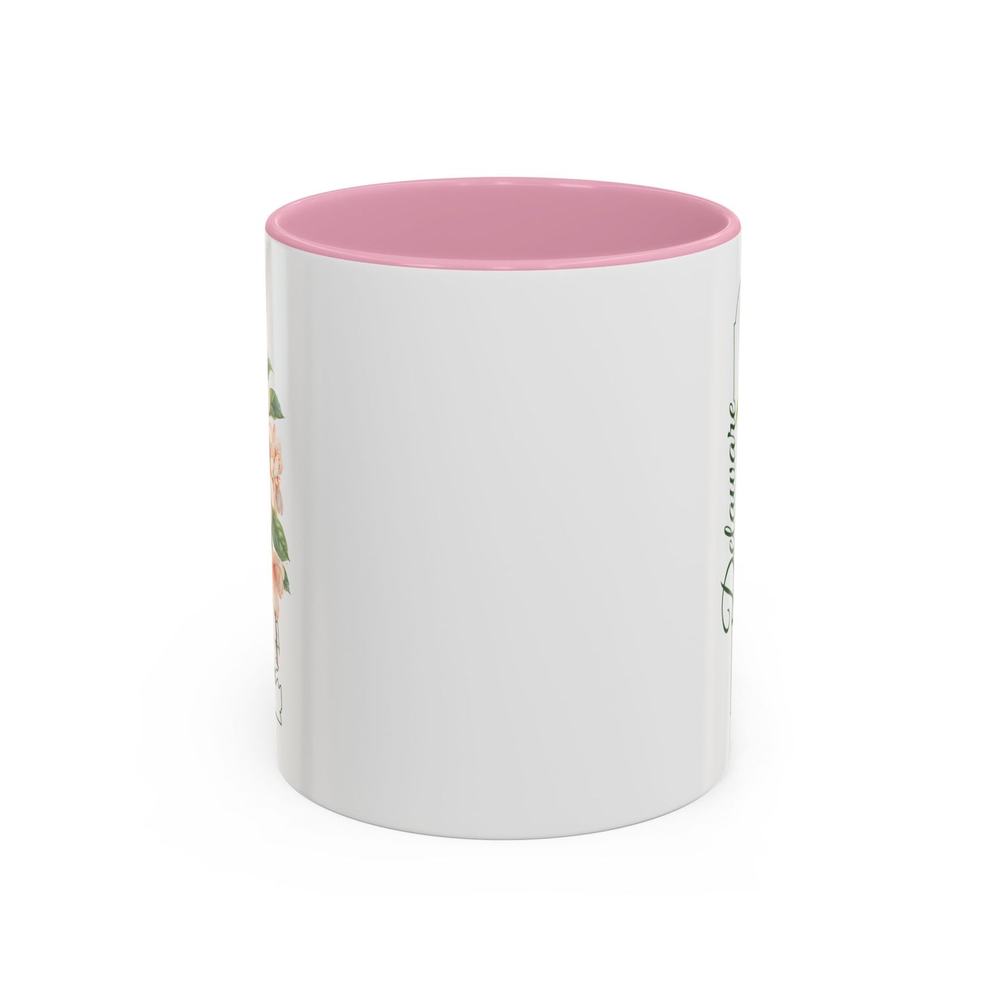 Delaware State Floral Mug – Peach Blossom 11oz/15oz