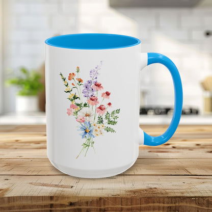 Delicate Summer Wildflowers Mug (11/15oz)