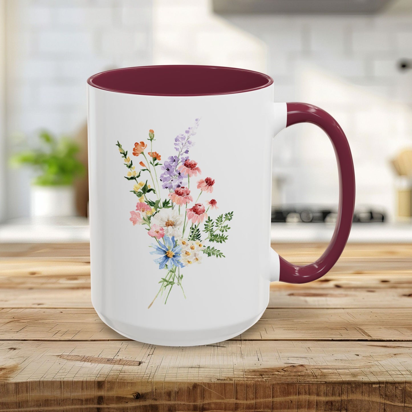 Delicate Summer Wildflowers Mug (11/15oz)