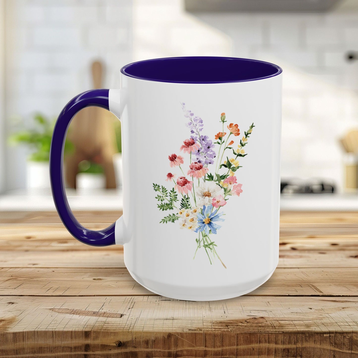Delicate Summer Wildflowers Mug (11/15oz)
