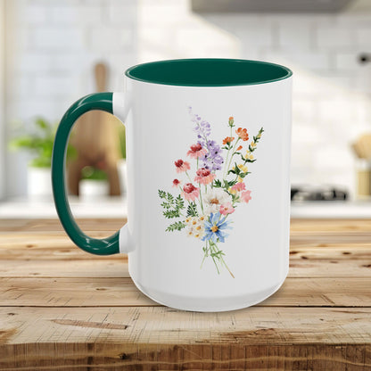 Delicate Summer Wildflowers Mug (11/15oz)