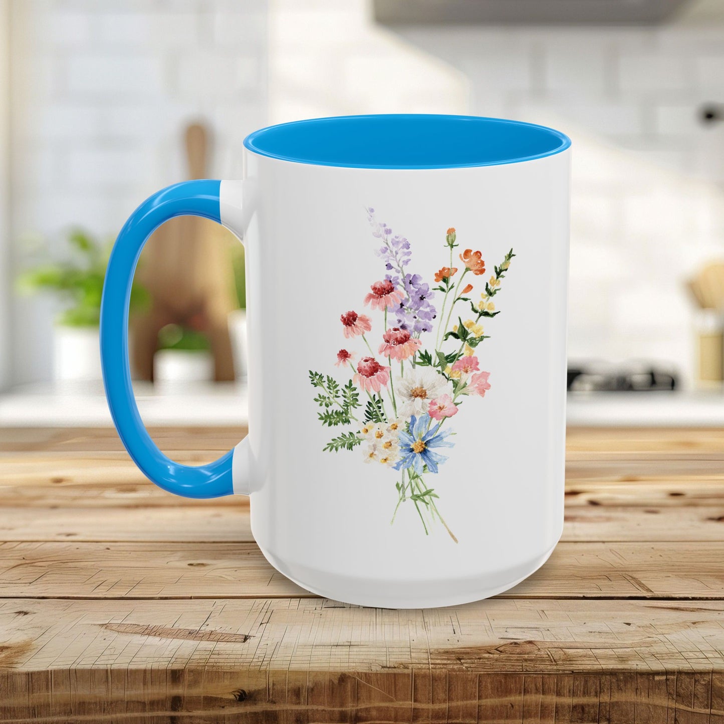 Delicate Summer Wildflowers Mug (11/15oz)