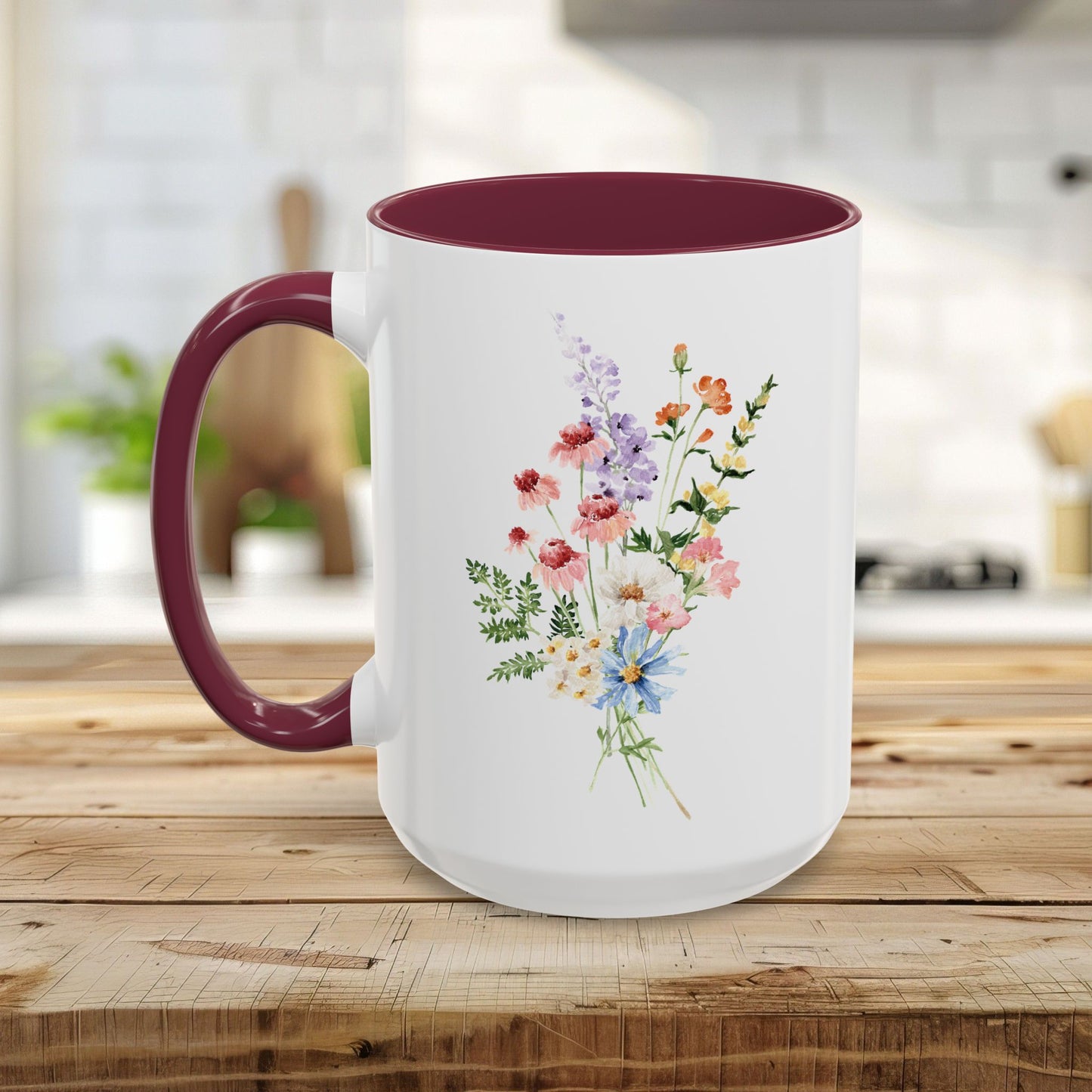 Delicate Summer Wildflowers Mug (11/15oz)