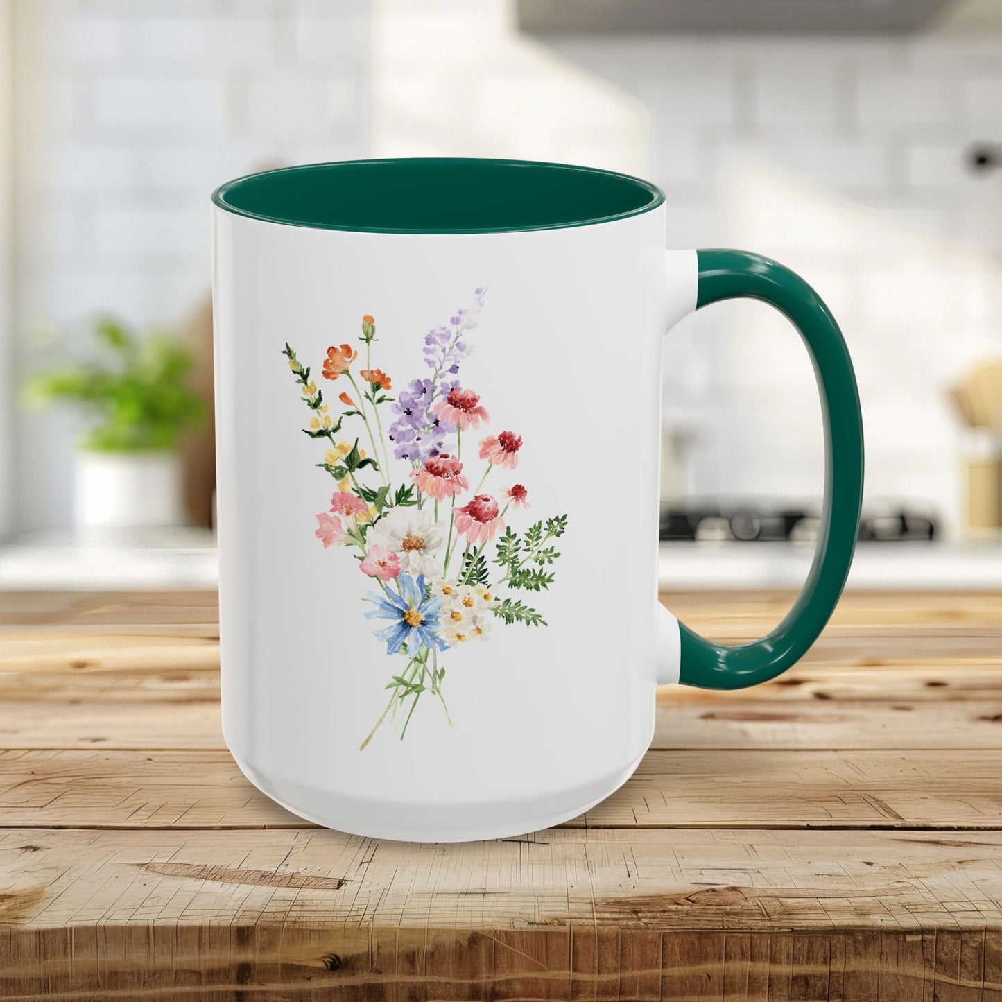 Delicate Summer Wildflowers Mug (11/15oz)