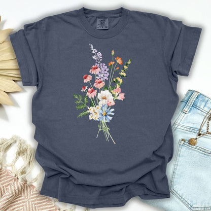 Delicate Summer Wildflowers T-Shirt