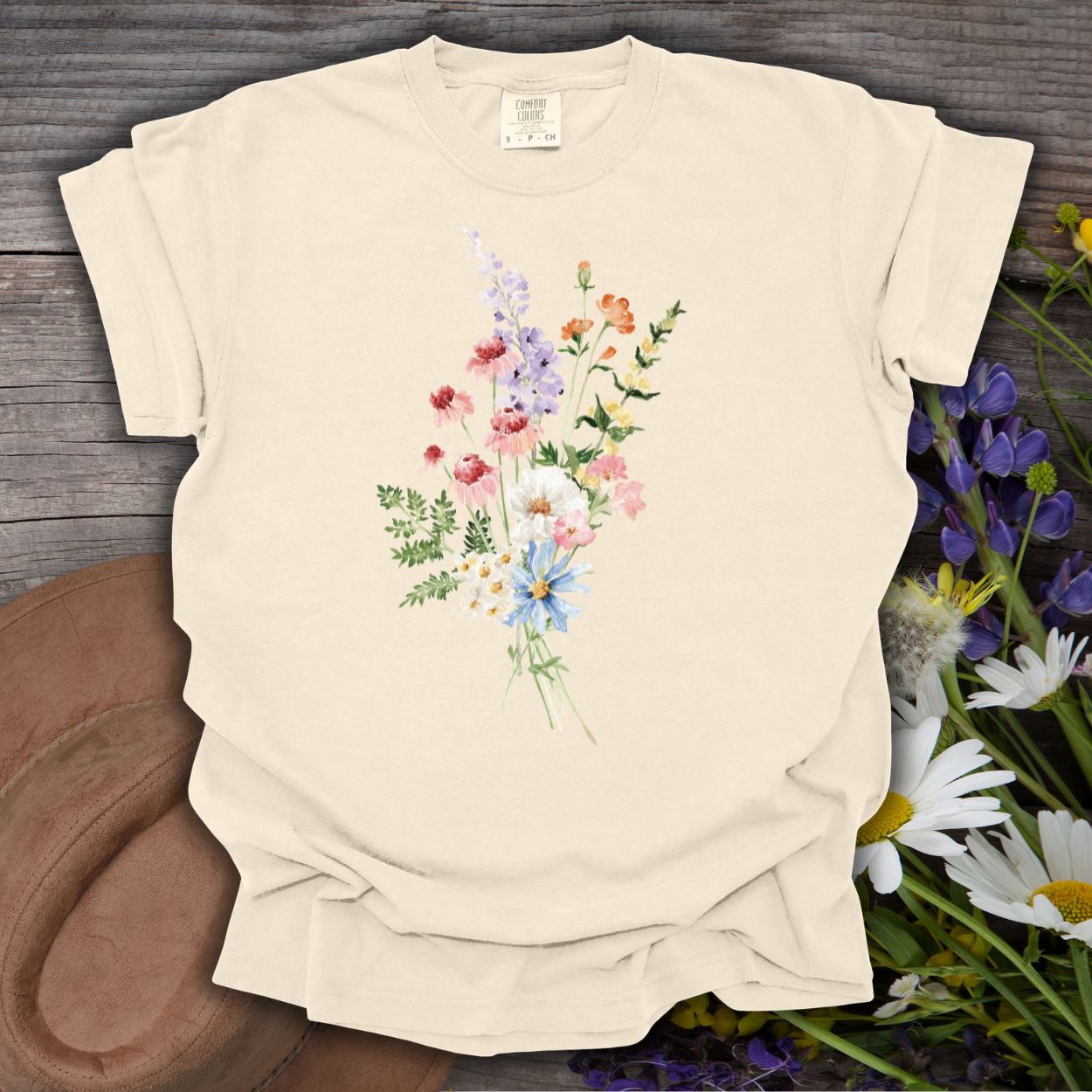 Delicate Summer Wildflowers T-Shirt