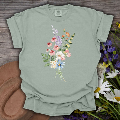Delicate Summer Wildflowers T-Shirt