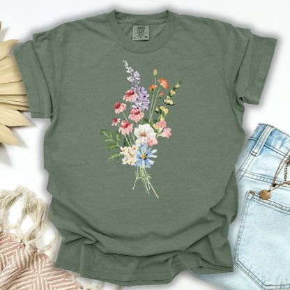 Delicate Summer Wildflowers T-Shirt