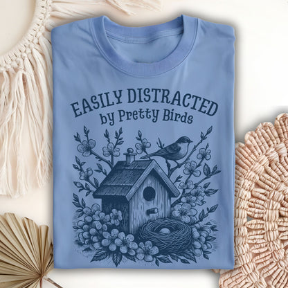 Easily Distracted by Birds T-Shirt