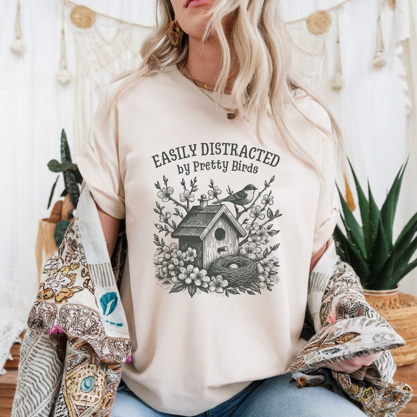 Easily Distracted by Birds T-Shirt