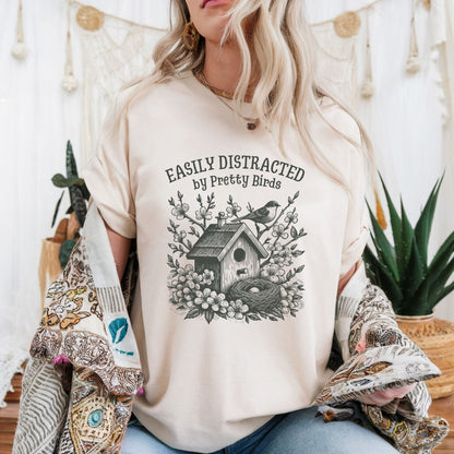Easily Distracted by Birds T-Shirt
