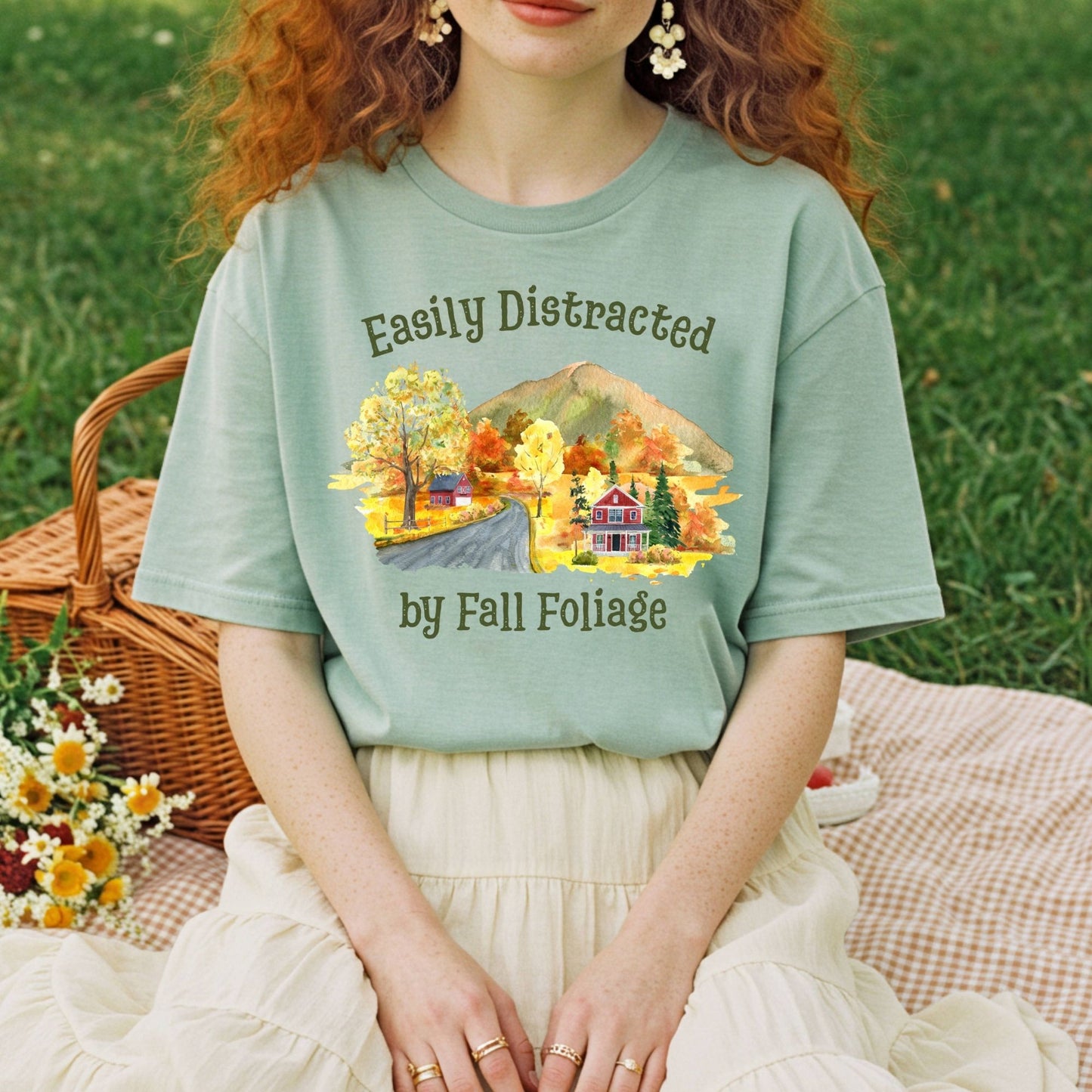 Easily Distracted by Fall Foliage T-shirt