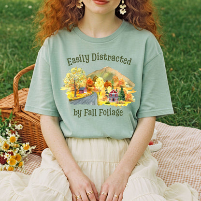 Easily Distracted by Fall Foliage T-shirt