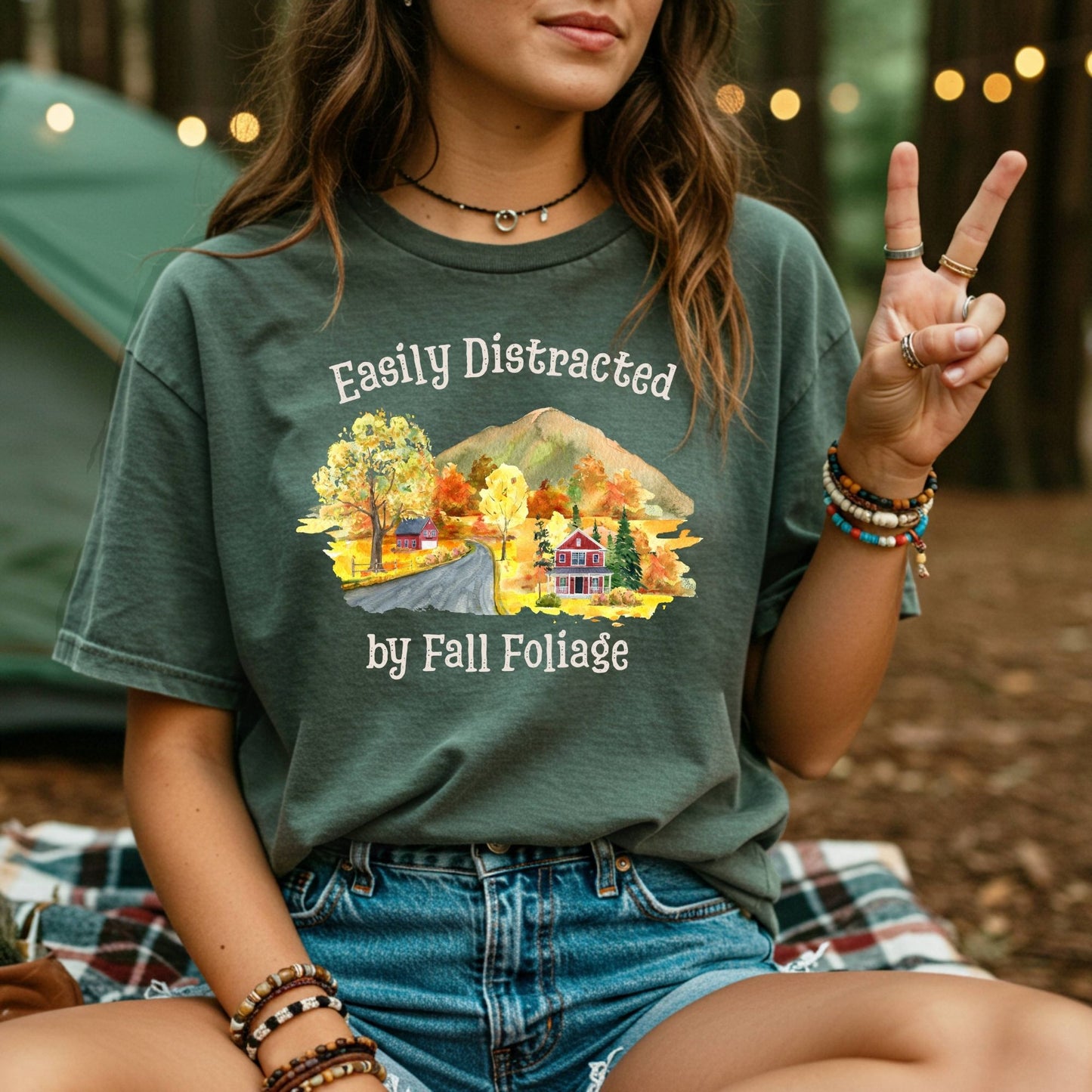 Easily Distracted by Fall Foliage T-shirt