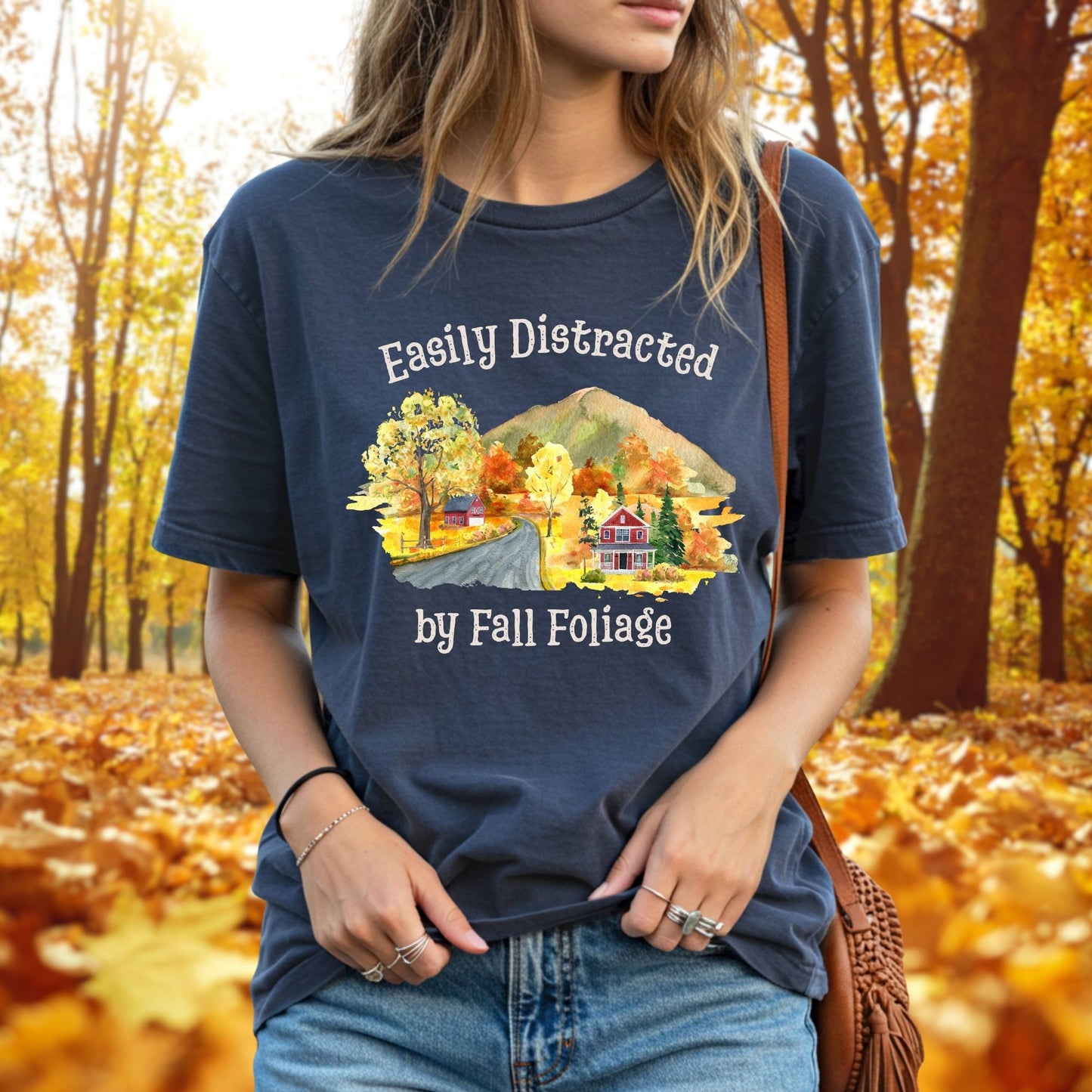 Easily Distracted by Fall Foliage T-shirt
