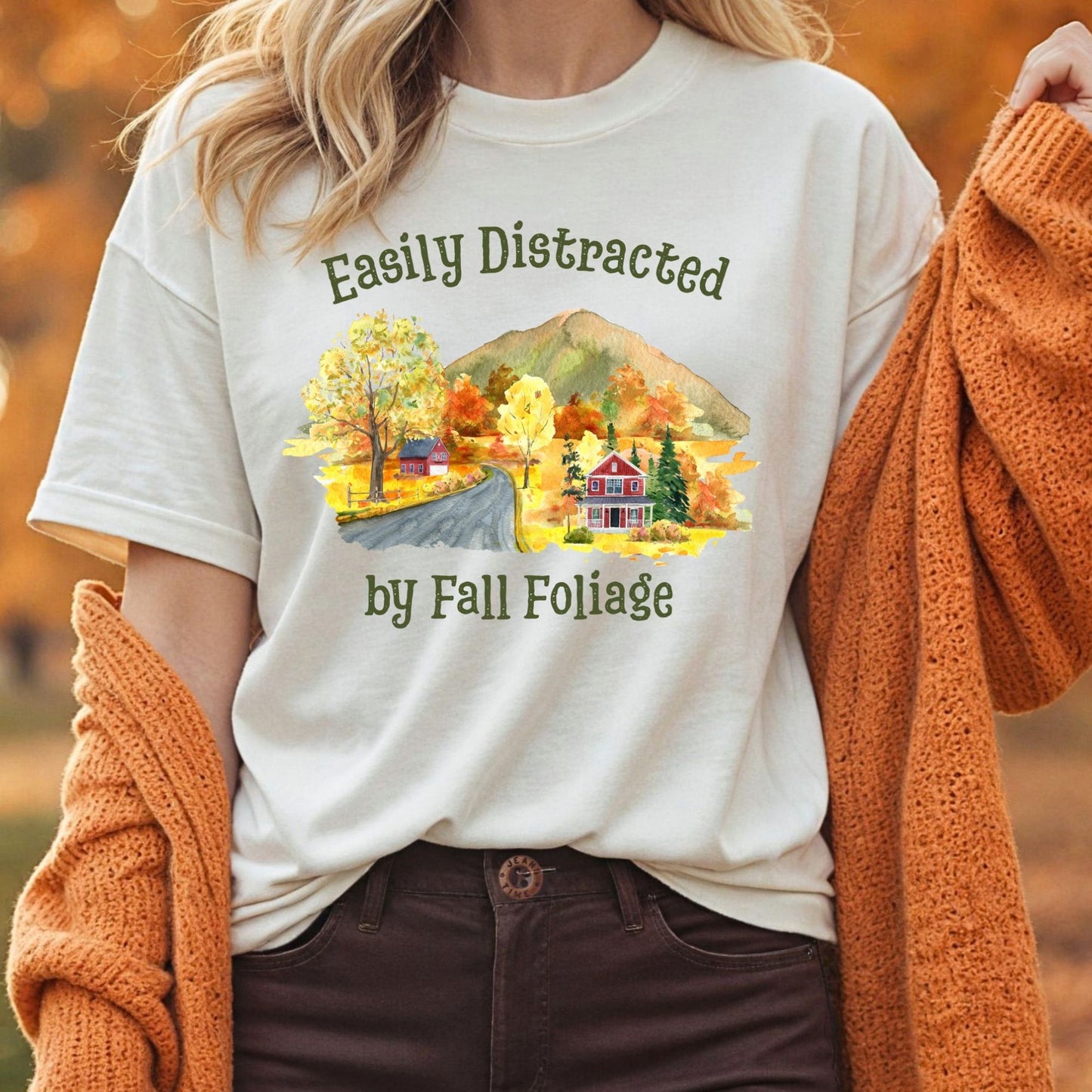 Easily Distracted by Fall Foliage T-shirt