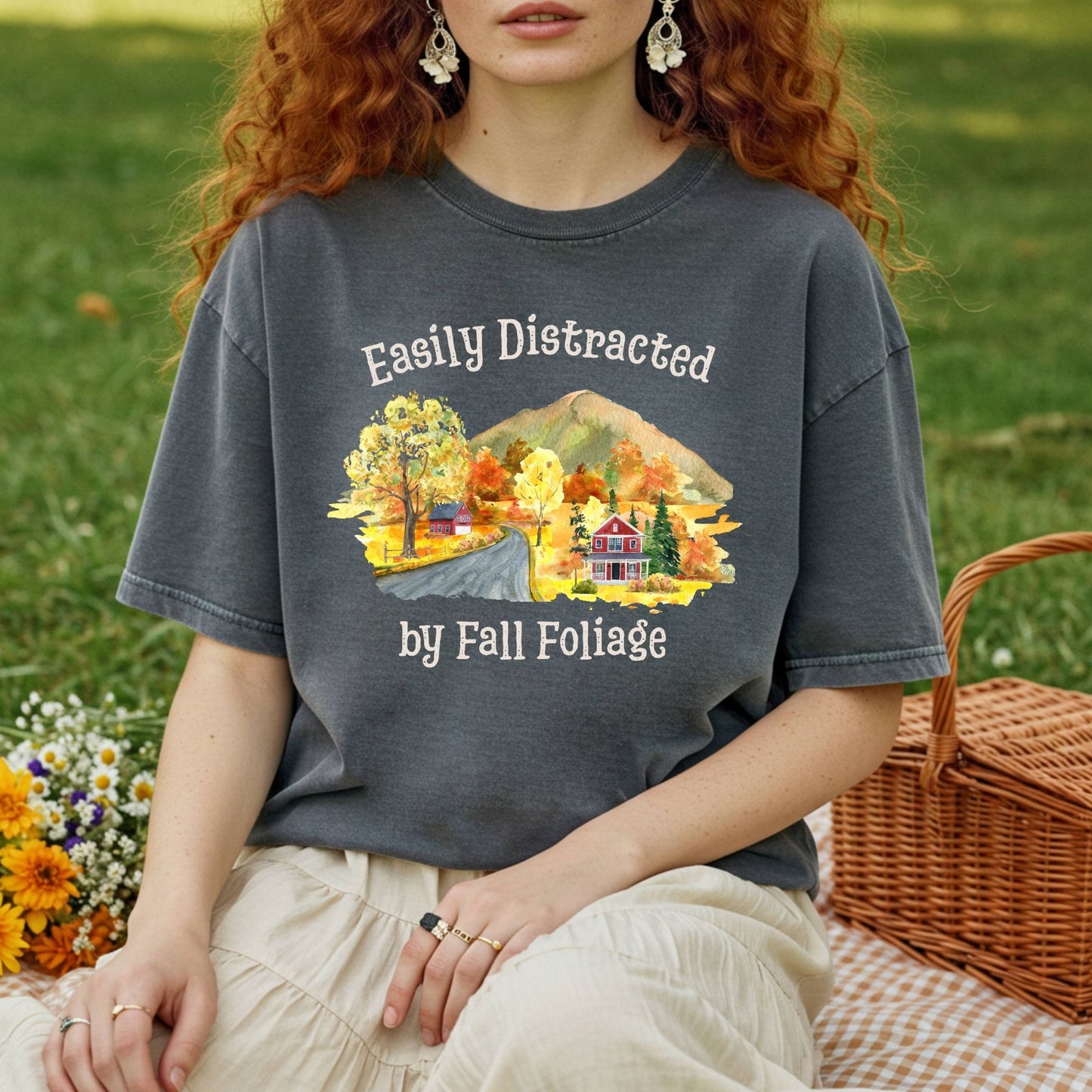 Easily Distracted by Fall Foliage T-shirt