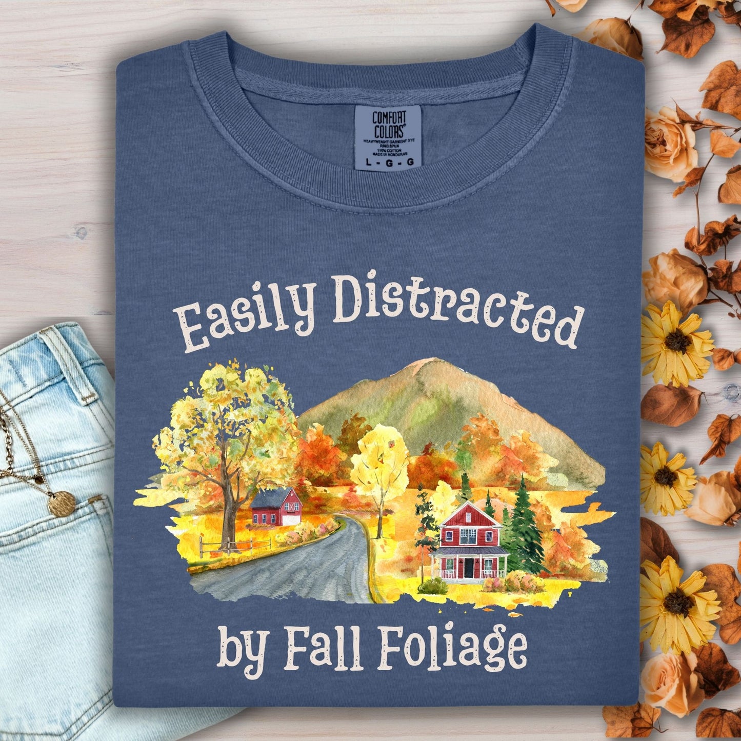 Easily Distracted by Fall Foliage T-shirt