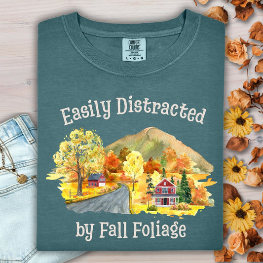 Easily Distracted by Fall Foliage T-shirt