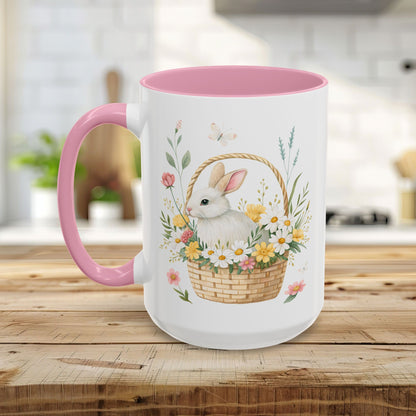 Easter Bunny's Floral Basket Mug (11/15oz)