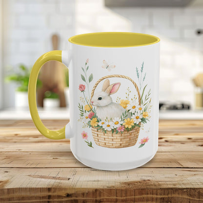 Easter Bunny's Floral Basket Mug (11/15oz)