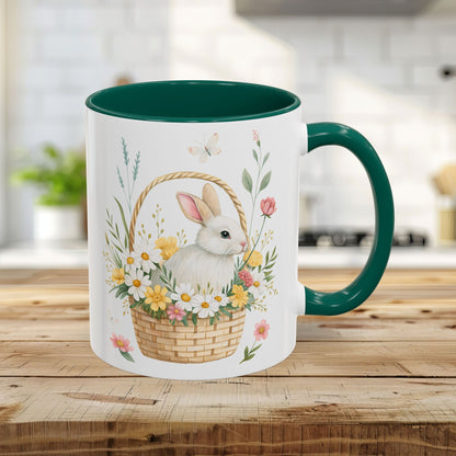 Easter Bunny's Floral Basket Mug (11/15oz)