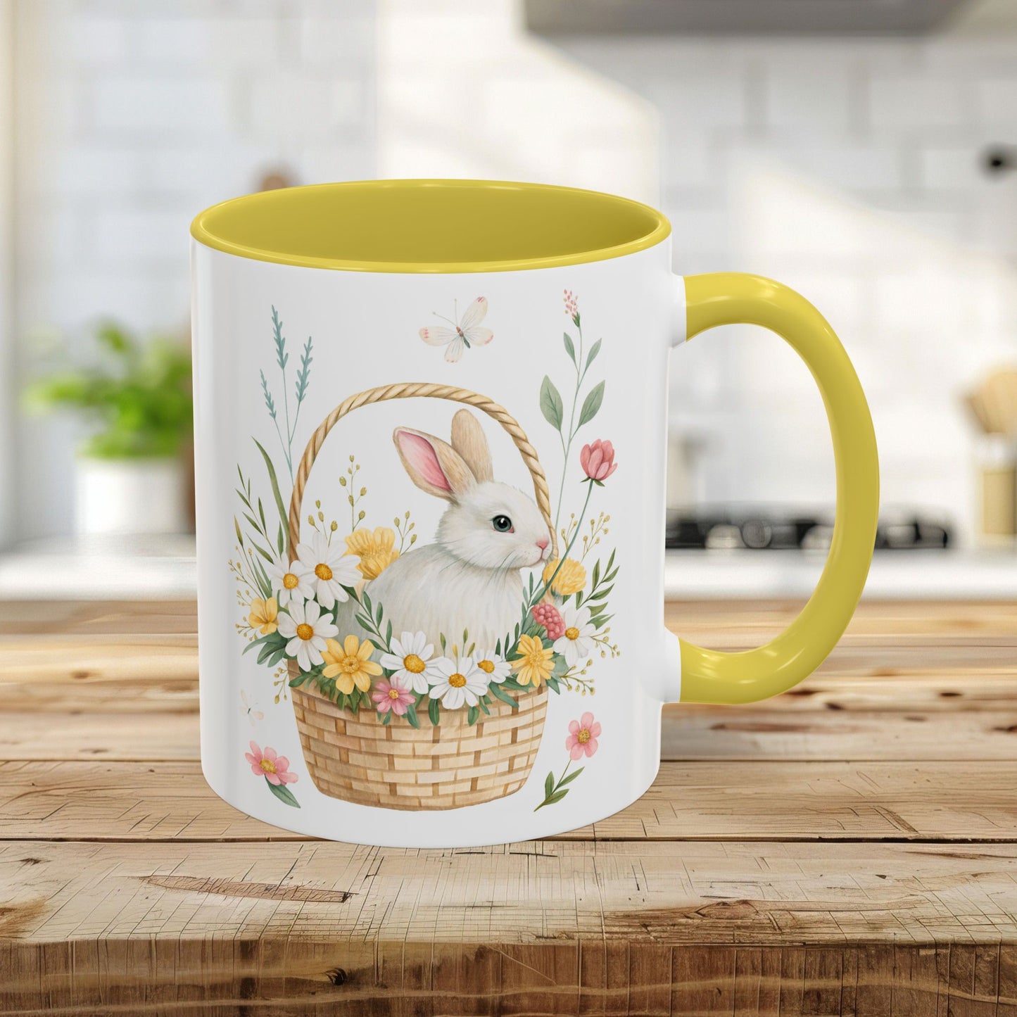 Easter Bunny's Floral Basket Mug (11/15oz)