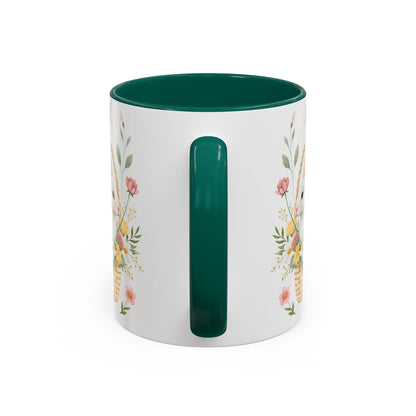 Easter Bunny's Floral Basket Mug (11/15oz)