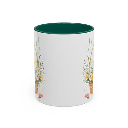 Easter Bunny's Floral Basket Mug (11/15oz)