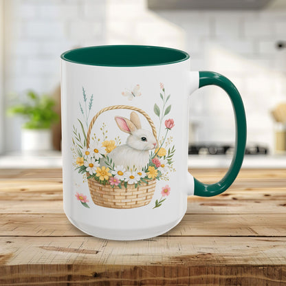 Easter Bunny's Floral Basket Mug (11/15oz)
