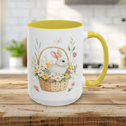 Easter Bunny's Floral Basket Mug (11/15oz)