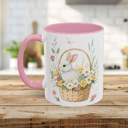 Easter Bunny's Floral Basket Mug (11/15oz)