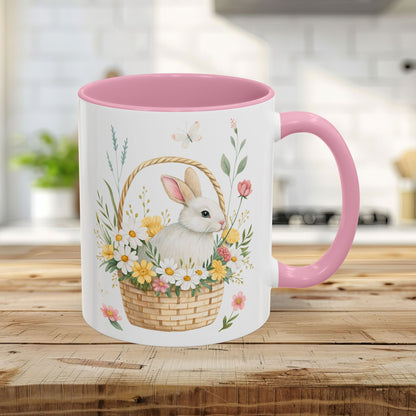 Easter Bunny's Floral Basket Mug (11/15oz)