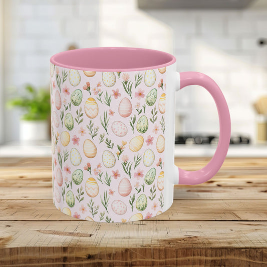 Easter Pastel Egg Pattern Mug (11/15oz)