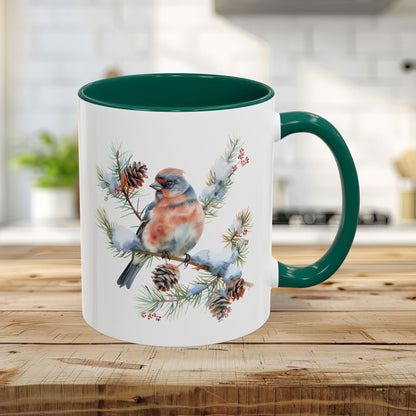 Eastern Bluebird Winter Art Mug (11/15oz)
