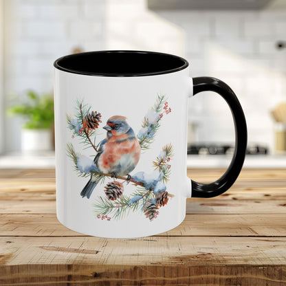 Eastern Bluebird Winter Art Mug (11/15oz)